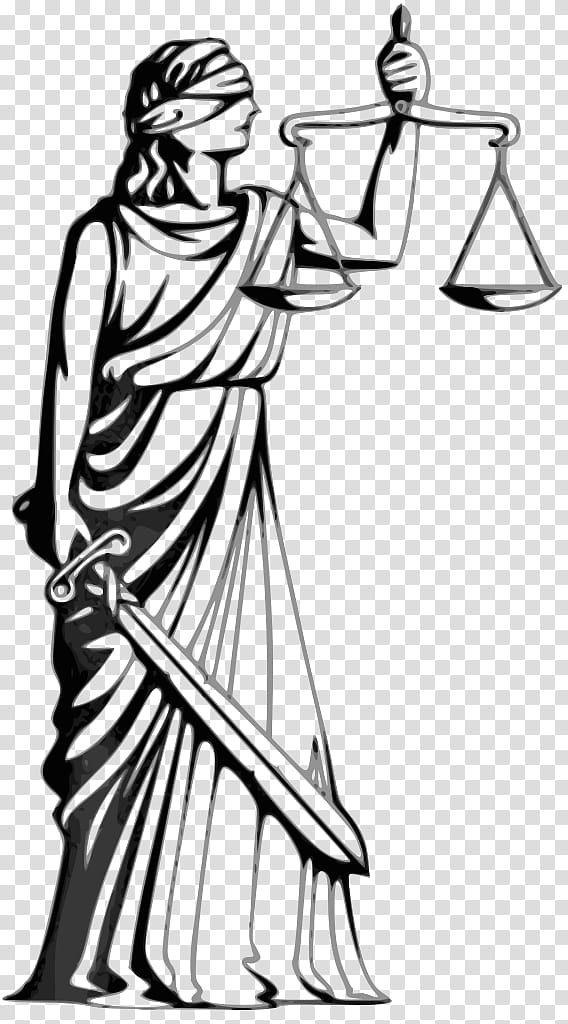 Lady Justice Clothing Themis Legal System Drawing Measuring Scales Goddess Law Woman