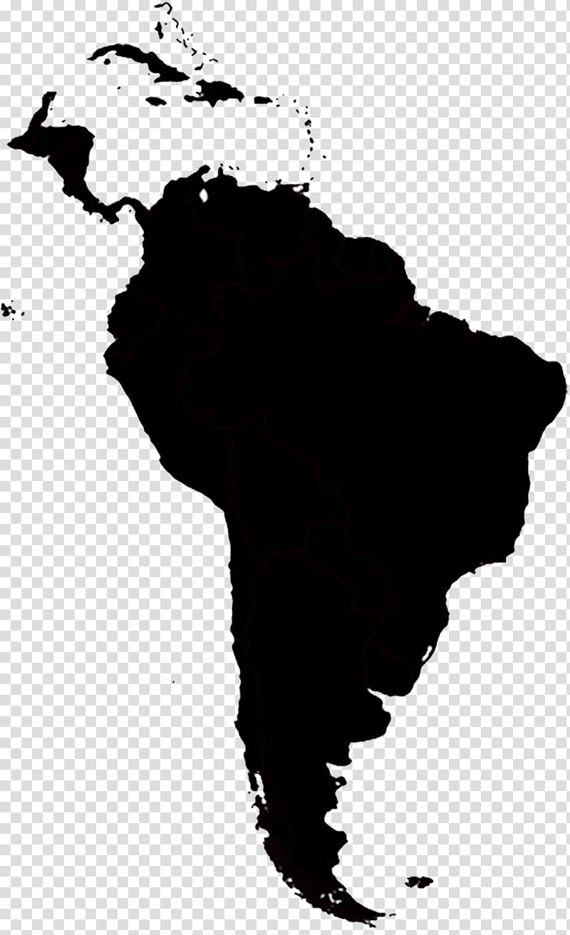 Map Latin America United States Of America South America Region