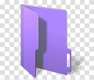 Label Folders Purple Folder Icon Transparent Background PNG Clipart
