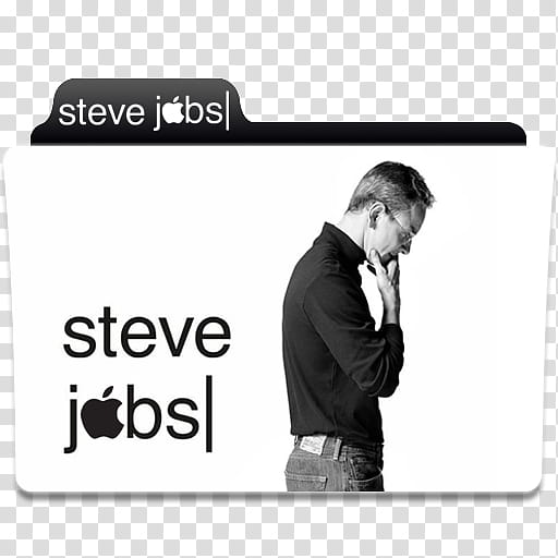Steve Jobs Folder Icon Steve Jobs Transparent Background PNG Clipart HiClipart
