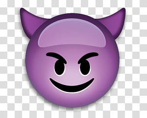 Emojis Purple Devil Emoji Transparent Background PNG Clipart HiClipart