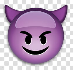 Emoji Purple Devil Emoticon Transparent Background PNG Clipart HiClipart