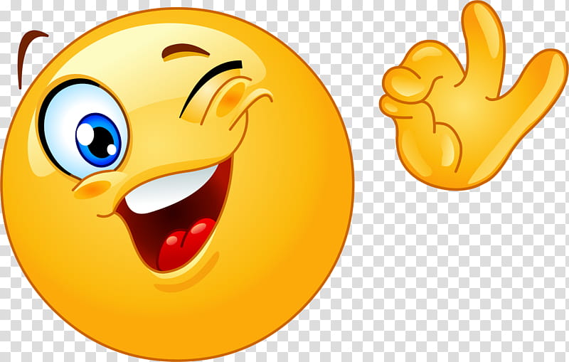 Emoji Ok Emoticon Smiley Wink Thumb Signal Facial Expression