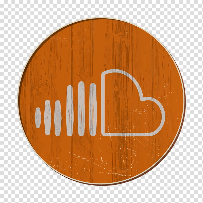 circle icon outline icon social-media icon, Social Media Icon, Soundcloud Icon, Orange, Logo, Oval, Peach, Symbol transparent background PNG clipart