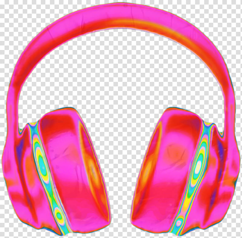 Emoji Sticker, Headphones, Holography, Bose Soundsport Free, Pink, Music, Audio Equipment, Gadget transparent background PNG clipart