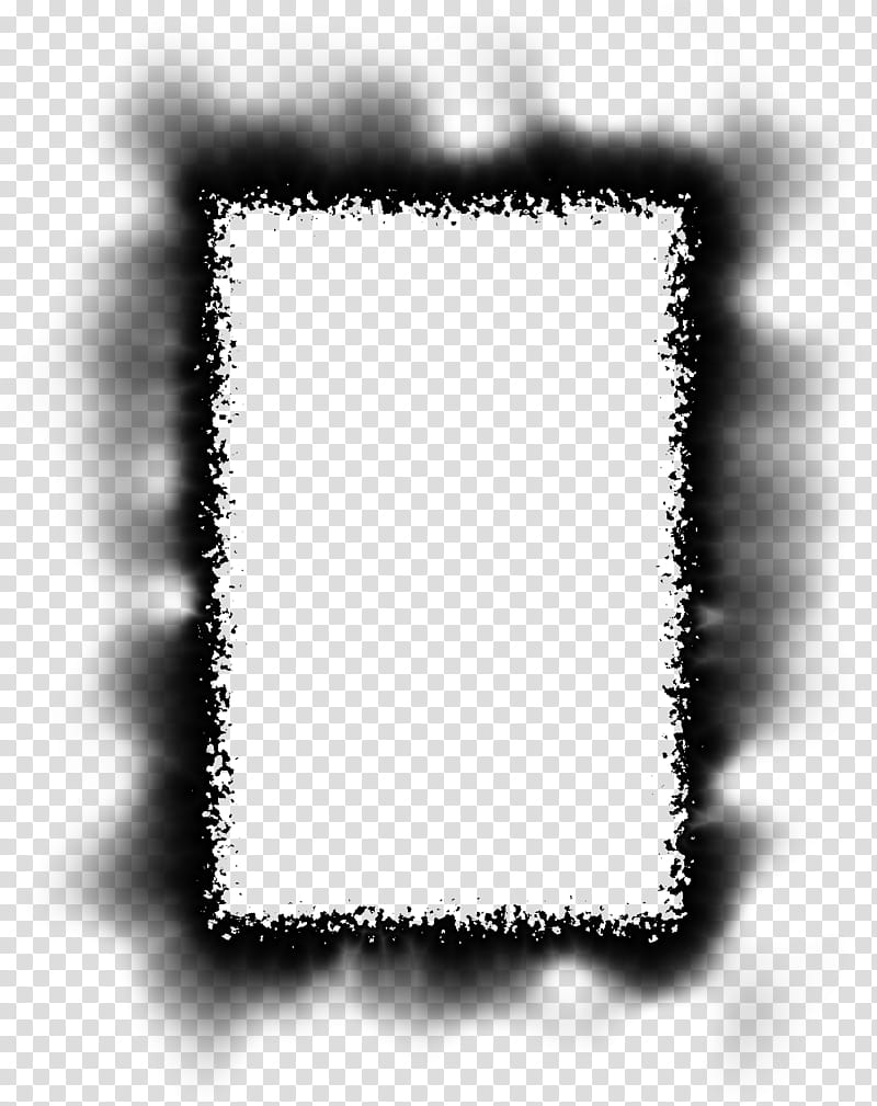 rectangular black frame art transparent background PNG clipart