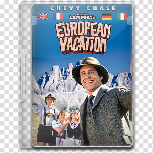 Movie Icon , European Vacation, European Vacation DVD case transparent background PNG clipart