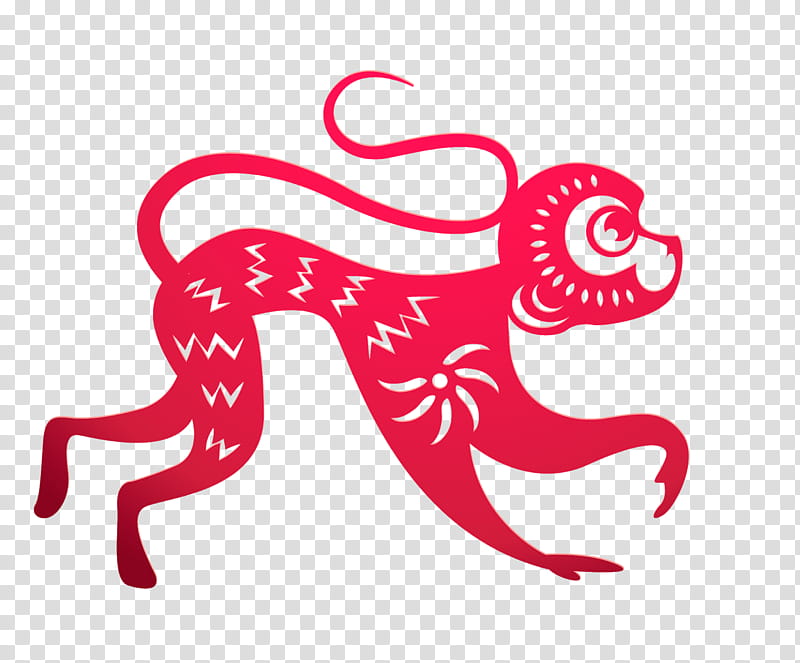 Chinese New Year Paper Cutting, Papercutting, Monkey, Chinese Paper Cutting, New Years Day, Chinese Zodiac, Pig, Snake transparent background PNG clipart