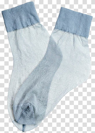 AESTHETIC, pair of white-and-gray socks transparent background PNG clipart