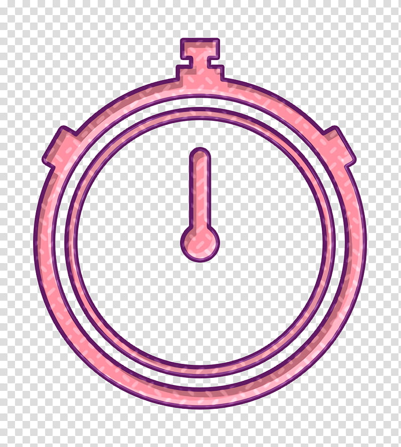 exercise icon stopwatch icon time icon, Timing Icon, Pink, Auto Part transparent background PNG clipart