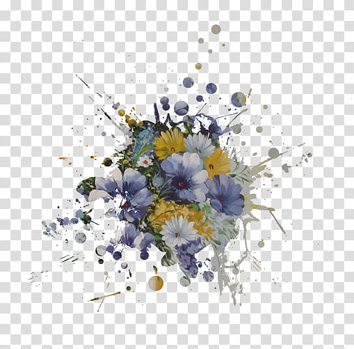 Watercolor Floral, Floral Design, Life, Painting, Flower, Flower Bouquet, Blue, Flower Arranging transparent background PNG clipart