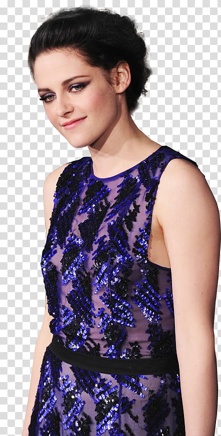 Kristen Stewart, Kristen Stewart wearing floral sleeveless top transparent background PNG clipart