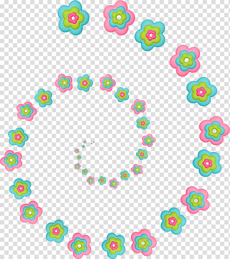 Spiral Flowers, green and pink twirl flower transparent background PNG clipart