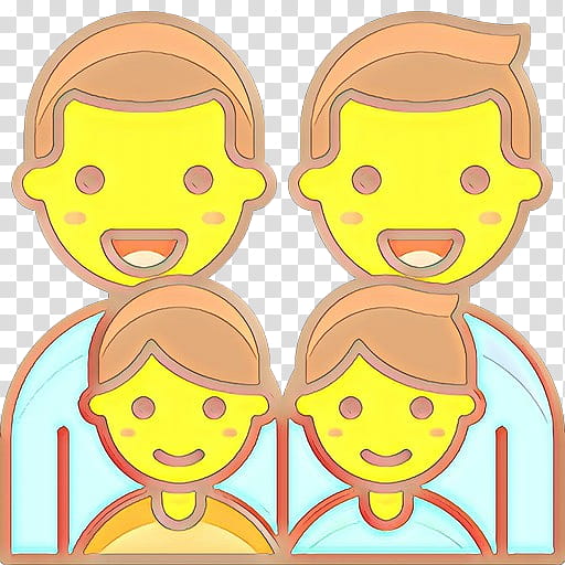 Emoticon, Cartoon, Emoji, Smiley, Family, Boy, Face, Yellow transparent background PNG clipart
