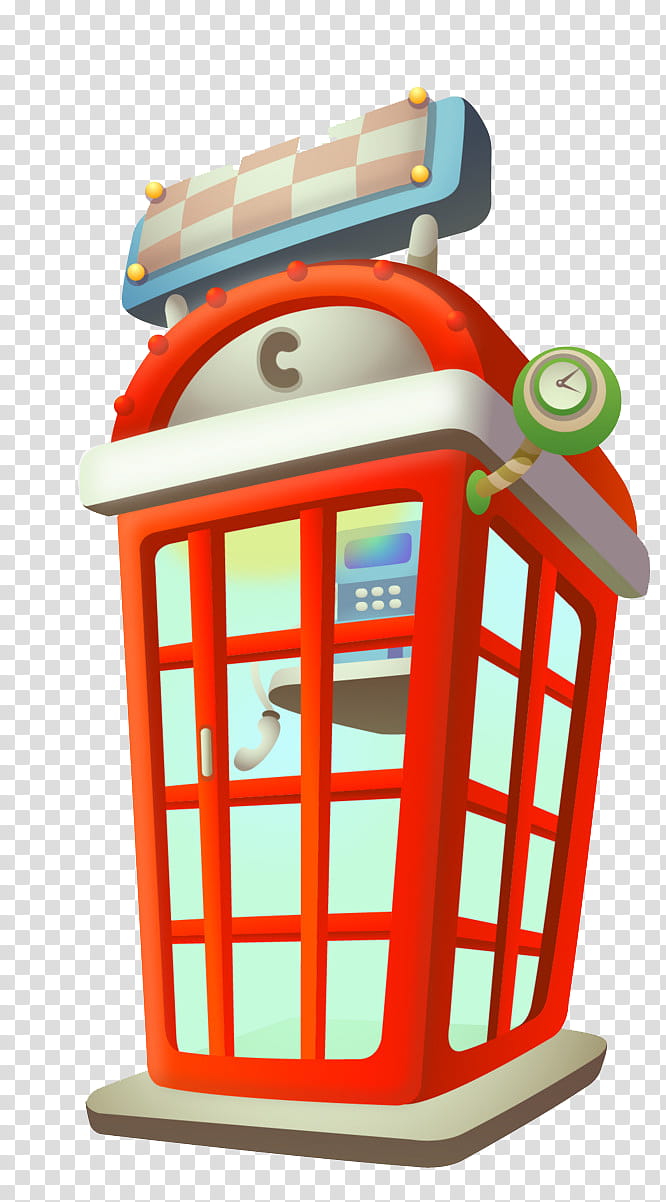 Box, Telephone Booth, Cartoon, Red Telephone Box, Drawing, Toy transparent background PNG clipart