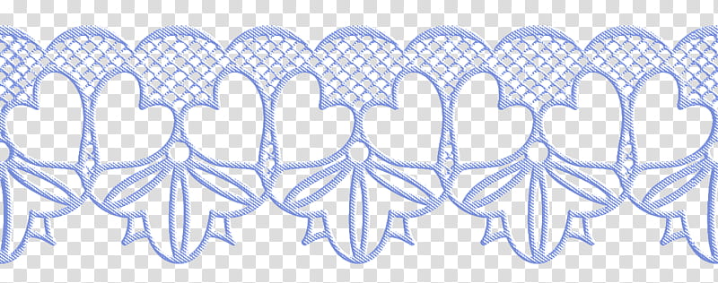 Valentine day lace, lace trim transparent background PNG clipart