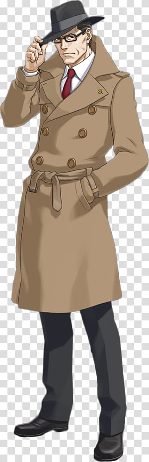 Ace Attorney Wiki - Ace Attorney Trials And Tribulations Edgeworth, HD Png  Download , Transparent Png Image - PNGitem