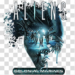 Aliens Colonial Marines ICON, ACM- transparent background PNG clipart