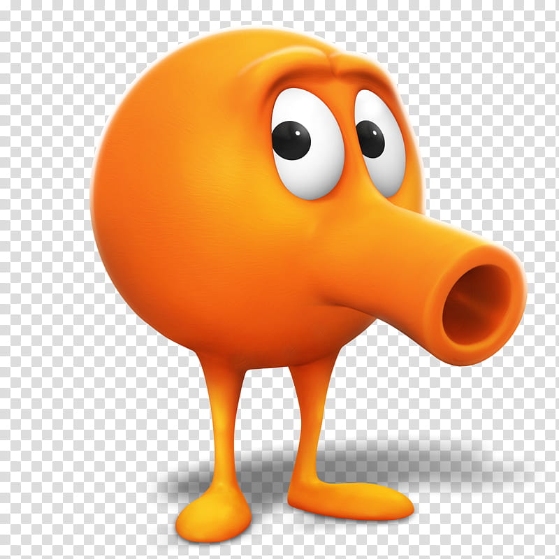 Q bert Render edit, orange character illustration transparent background PNG clipart