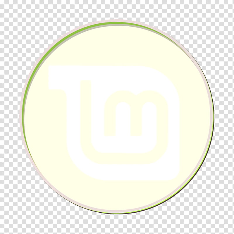 linux icon mint icon, Yellow, Circle, Logo transparent background PNG clipart
