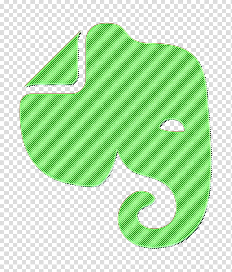 evernote icon, Green, Symbol, Logo transparent background PNG clipart