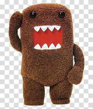 Domo, Domo plush toy transparent background PNG clipart