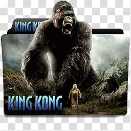 King Kong Folder Icon, King Kong_x transparent background PNG clipart