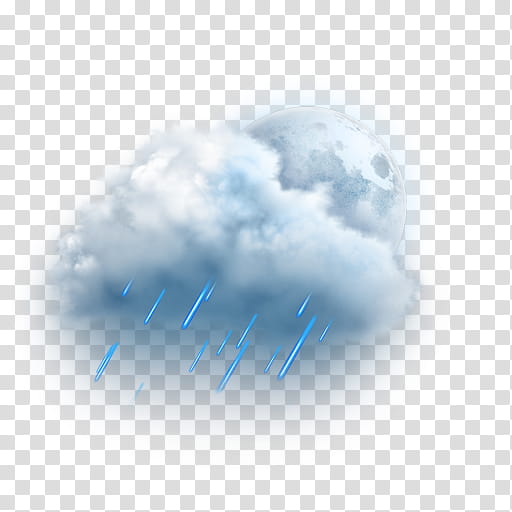 The REALLY BIG Weather Icon Collection, mostly-cloudy-rain-light-night transparent background PNG clipart