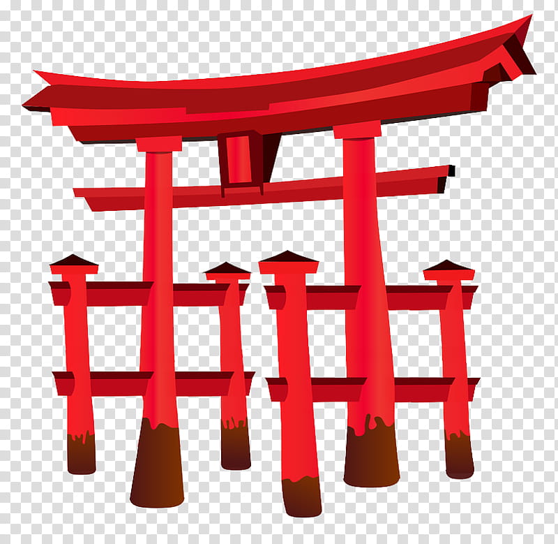 Japan, Culture Of Japan, Japanese Architecture, Painting, Torii, Building, Japanese Art, Red transparent background PNG clipart