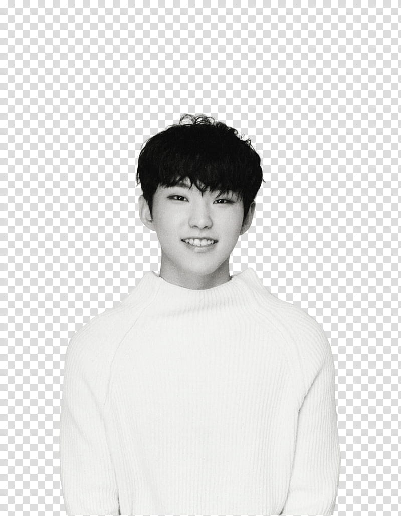 SEVENTEEN wssxx, smiling man wearing crew-neck sweat shirt transparent background PNG clipart