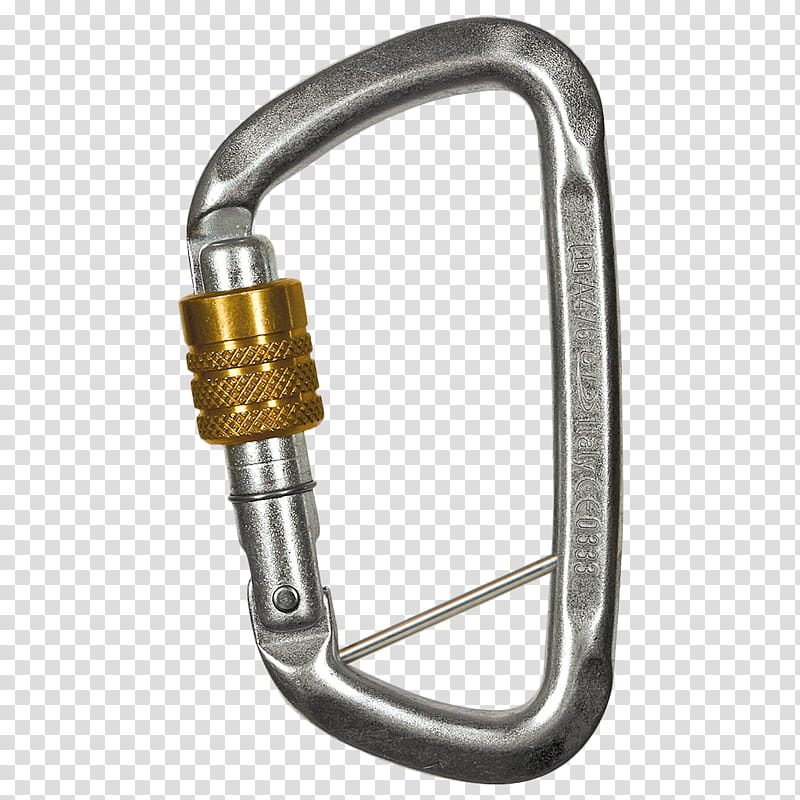 Carabiner Rockclimbing Equipment, Climbing Technology, Steel, Climbing Technology Pillar Steel One, Bolt, Petzl Rollclip Pulley Carabiner, Quickdraw, Maillon transparent background PNG clipart