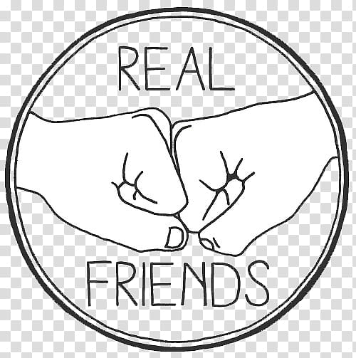 Real Friends logo transparent background PNG clipart