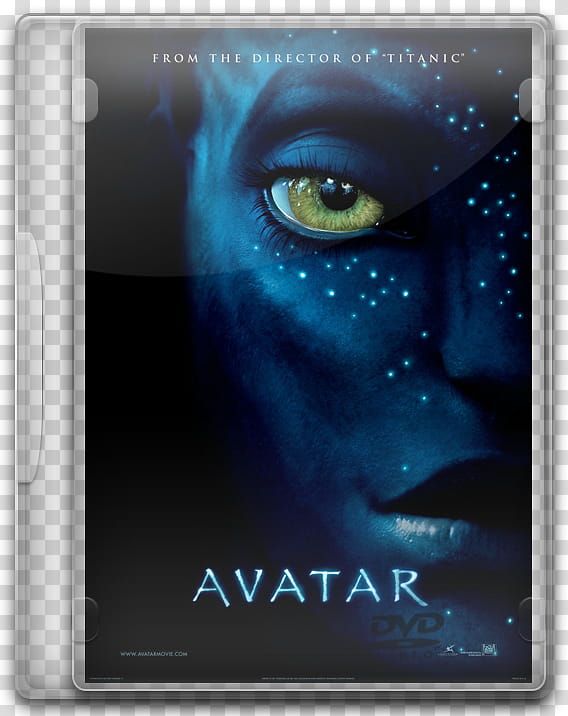 DVD movies icon, Avatar, Avatar DVD case transparent background PNG clipart