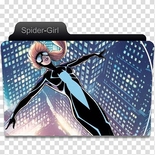 Marvel Comics Folder , Spider-Girl transparent background PNG clipart