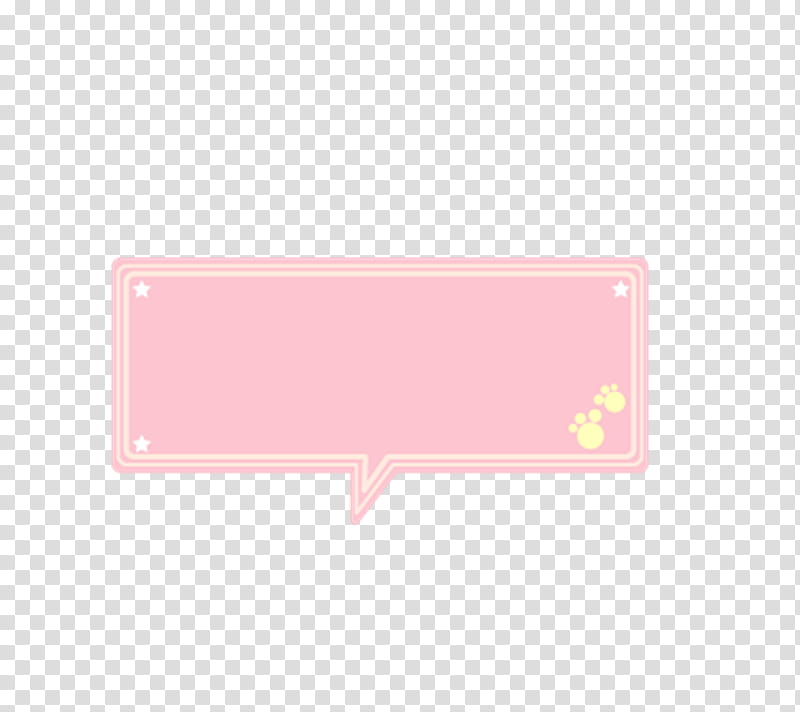 pink dialogue box transparent background PNG clipart