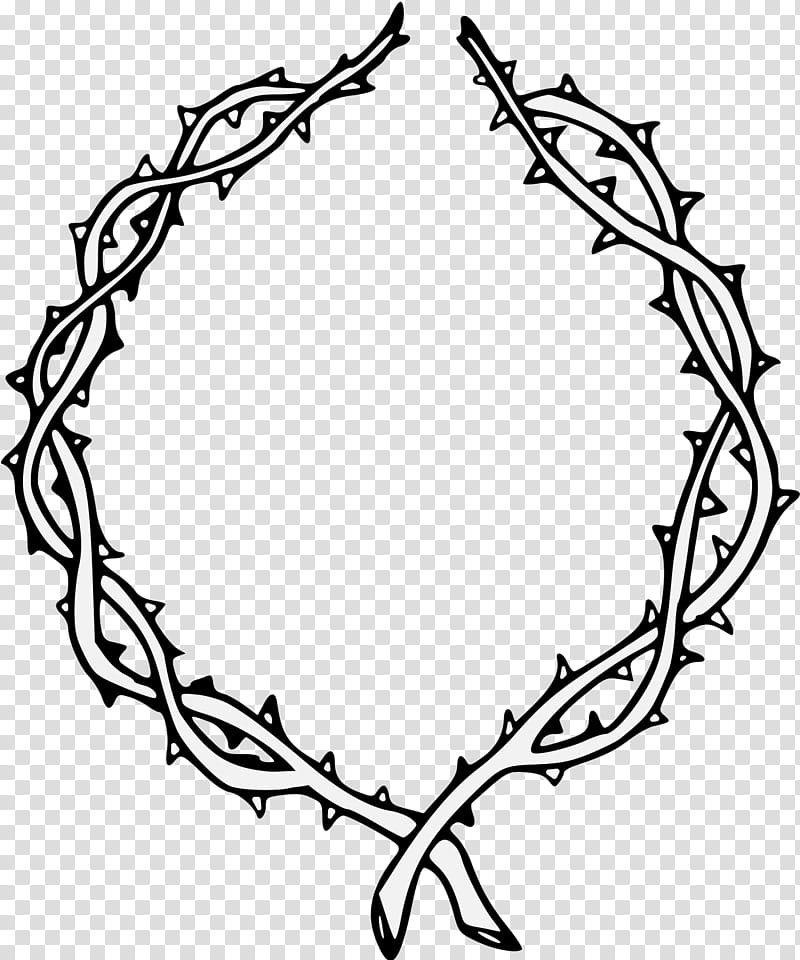 Leaf Wreath, Drawing, Thorns Spines And Prickles, Crown Of Thorns, Line Art, Branch, Vine, Twig transparent background PNG clipart