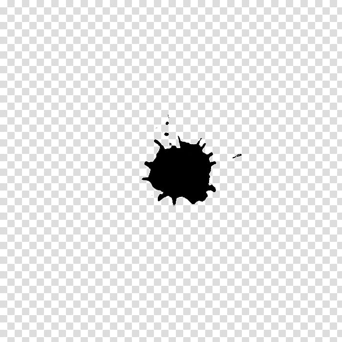 black ink splatter illustration transparent background PNG clipart