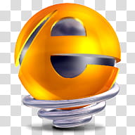 Internet explorer UC, ie orange uc icon transparent background PNG clipart