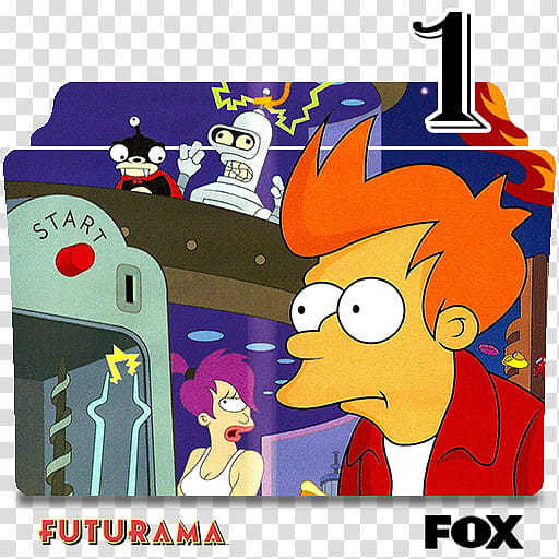 Futurama series and season folder icons, Futurama S ( transparent background PNG clipart