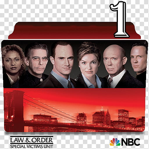 Law and Order SVU series and season folder icons, Law & Order SVU S ( transparent background PNG clipart