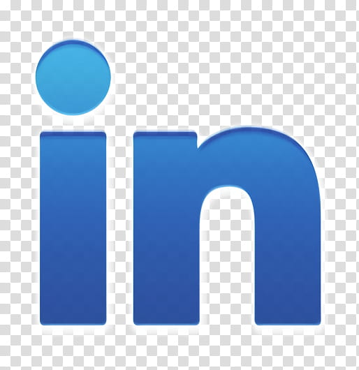 Social Media Elements icon Linkedin icon, Blue, Text, Electric Blue, Logo, Azure, Cobalt Blue, Material Property transparent background PNG clipart