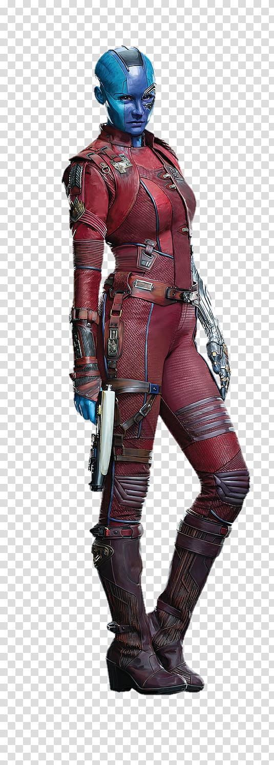 Guardians of the Galaxy Vol  Nebula, woman wearing red top and bottoms Marvel character illustration transparent background PNG clipart