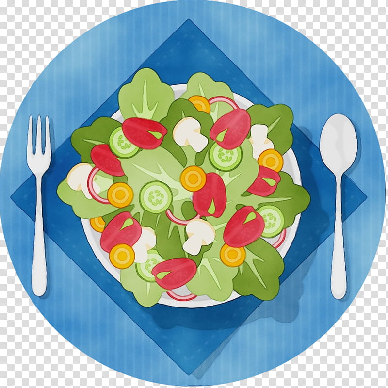 Watercolor Flower, Paint, Wet Ink, Salad, Avocado Salad, Greek Salad, Recipe, Food transparent background PNG clipart