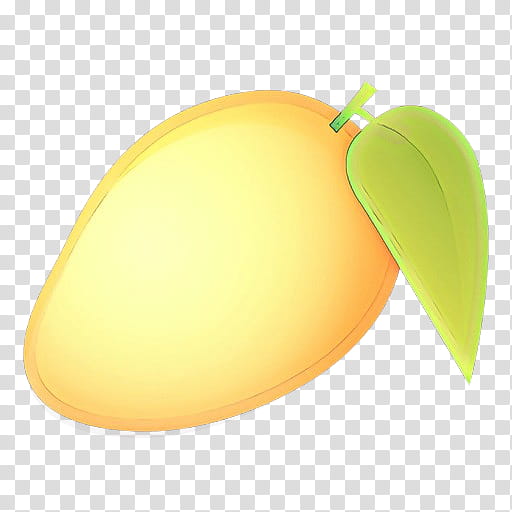 Mango Leaf, Cartoon, Fruit, Yellow, Plant, Pear, Food transparent background PNG clipart