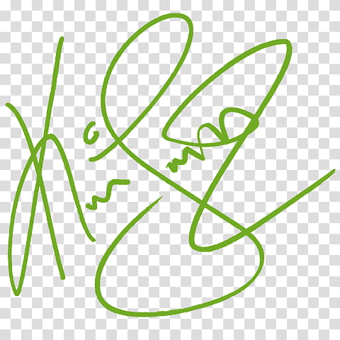 Famous signatures in, green signature transparent background PNG clipart