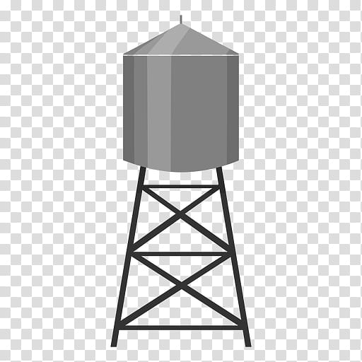 Water, Water Tank, Tower, Water Tower, Silhouette, Storage Tank, Telecommunications Tower, Lighting transparent background PNG clipart