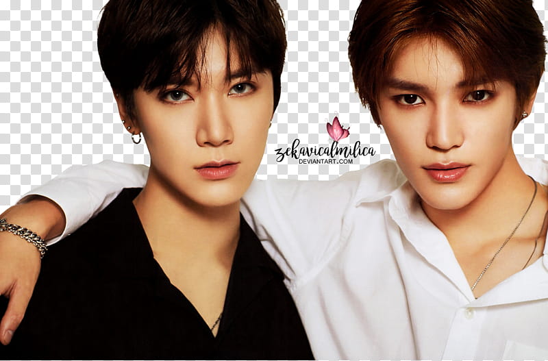NCT Taeten SUDSAPDA, man with right hand on other man transparent background PNG clipart