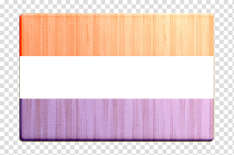 Flag icon Netherlands icon International flags icon, Pink, Orange, Rectangle, Purple, Text, Violet, Line transparent background PNG clipart