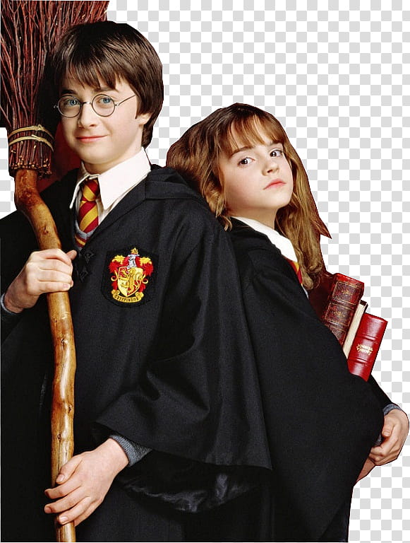 Daniel Radcliffe and Emma Watson transparent background PNG clipart