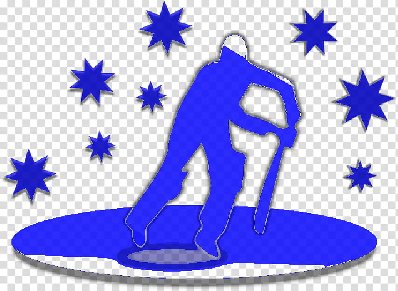 Cricket Logo, Papua New Guinea National Cricket Team, Batting, Drawing, Cobalt Blue, Electric Blue transparent background PNG clipart